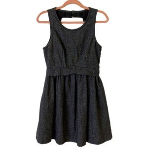 Cooperative | Size 6 | Women's Grey Sleeveless Cutout Back Fit & Flare Dress